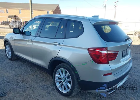 2013 BMW X3 xDrive28I из США, поврежденный, VIN 5UXWX9C53D0A09929
